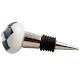 Dark Green Check Ceramic Wine Stopper